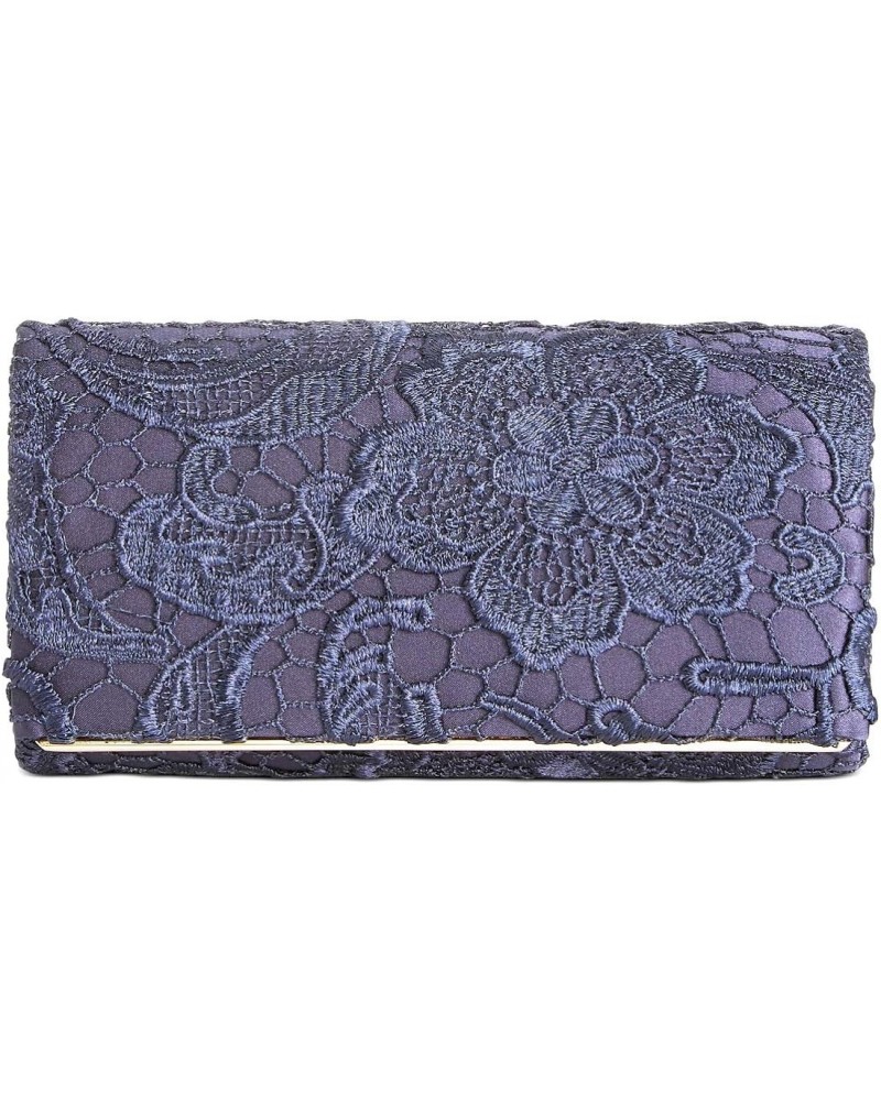 Lace Clutch, Navy $14.62 Clutches