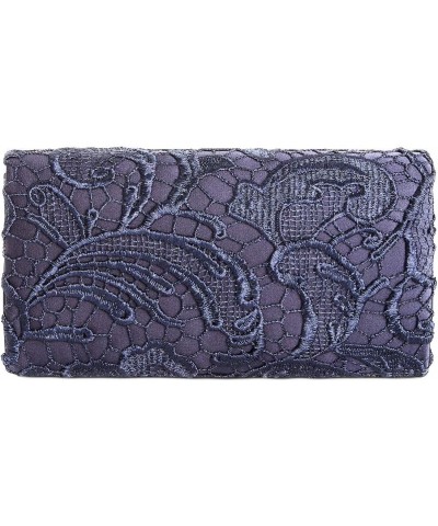 Lace Clutch, Navy $14.62 Clutches