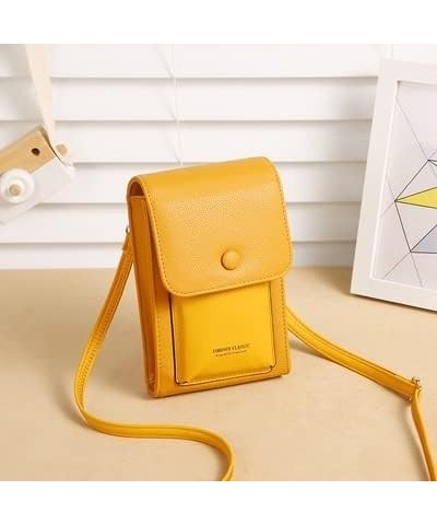 Vertical Messenger Bag Women's Large Capacity Women's Shoulder Coin Cell Phone Bag Women's Wallet (Color : F) G $27.63 Wallets