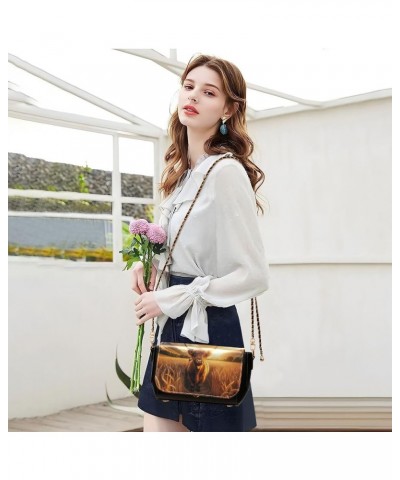 Crossbody Bags for Women Trendy Women's Black Shoulder Bag Small PU Leather Flap Cross Body Bag Handbags Pattern13 $22.13 Cro...