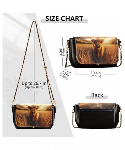 Crossbody Bags for Women Trendy Women's Black Shoulder Bag Small PU Leather Flap Cross Body Bag Handbags Pattern13 $22.13 Cro...