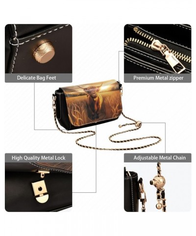 Crossbody Bags for Women Trendy Women's Black Shoulder Bag Small PU Leather Flap Cross Body Bag Handbags Pattern13 $22.13 Cro...