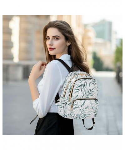 Leaves Backpack Purse for Women Anti-theft Small Fashion Travel Backpack with Strap Handbag Lady Purse,M Medium $19.94 Backpacks