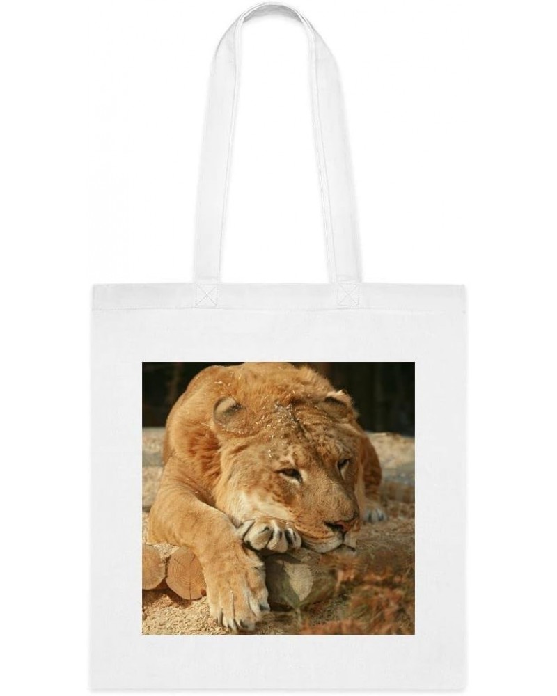 Siberian Liger Sleeping Tote Bag, Funny Tote Gift, shoulder-bag, -reusable Bags, Birthday Christmas Basket Gag Gift Idea $13....