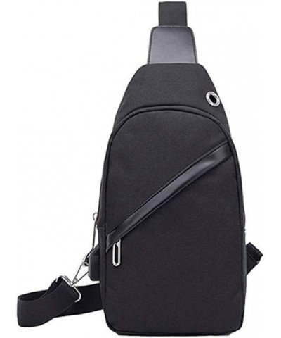 Shoulder Backpack Chest Pack Crossbody Bags for Women and Men Causal Sling Bag (Color : D) D $26.66 Crossbody Bags