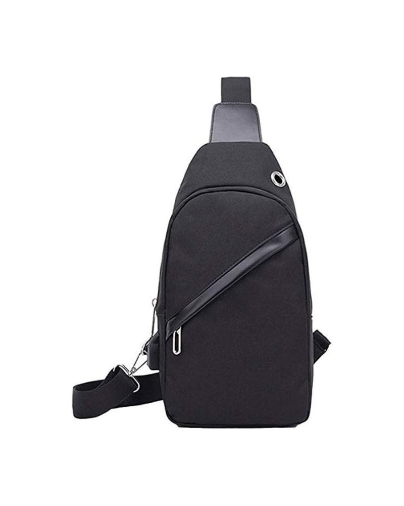 Shoulder Backpack Chest Pack Crossbody Bags for Women and Men Causal Sling Bag (Color : D) D $26.66 Crossbody Bags