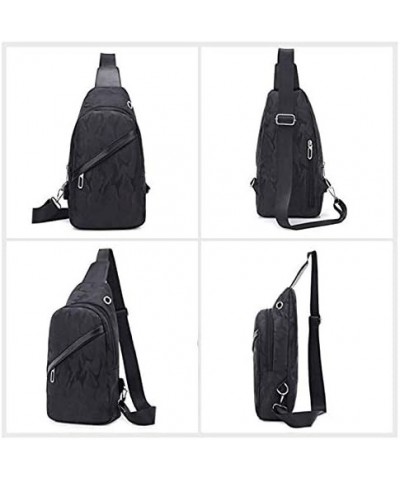 Shoulder Backpack Chest Pack Crossbody Bags for Women and Men Causal Sling Bag (Color : D) D $26.66 Crossbody Bags