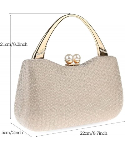 Women Clutch Wedding Bridal Bags Ladies Evening Purse Formal Clutches Gold $29.52 Evening Bags