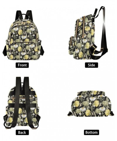 Sunflowers and Wild Flower Women's Backpack Purse Causal Daypack Work Travel College Business Trip Bag Shoulder Bag Small $21...