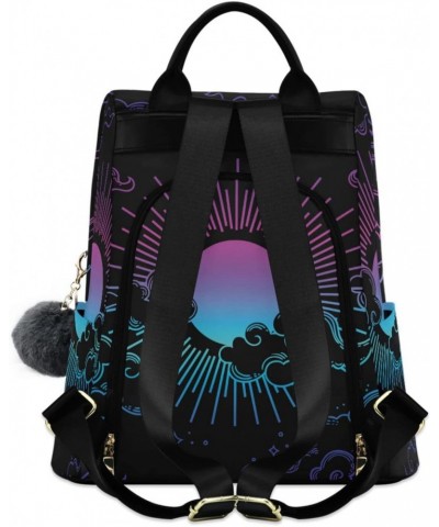 Space Galaxy Sun Clouds Backpack Purse for Women Anti-theft Fashion Ladies Back Pack Casual Travel Bag $20.79 Backpacks