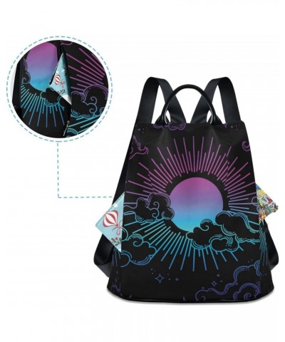 Space Galaxy Sun Clouds Backpack Purse for Women Anti-theft Fashion Ladies Back Pack Casual Travel Bag $20.79 Backpacks