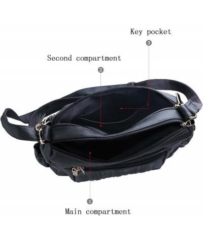 Crossbody Purse for Women Multi Pocket Pocketbooks Ladies Soft PU Leather Shoulder Bag Top Handle Satchel with Tassel Black $...