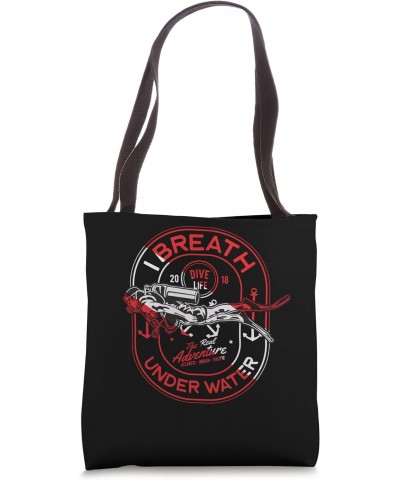 Breathe Underwater TShirt - Diver Superpower Present Tote Bag $11.10 Totes