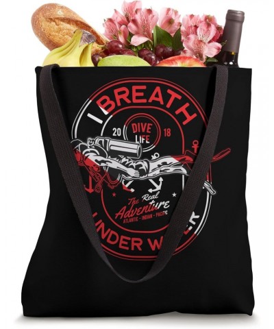 Breathe Underwater TShirt - Diver Superpower Present Tote Bag $11.10 Totes