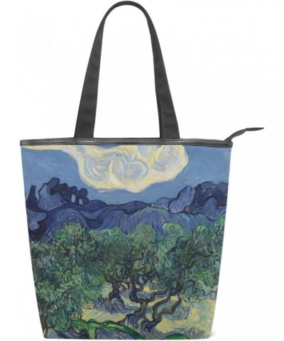 Vintage Forest Art The Tote Bag for Women Big Capacity Women's Shoulder Handbags Canvas Shopping Dating Bag $10.12 Totes