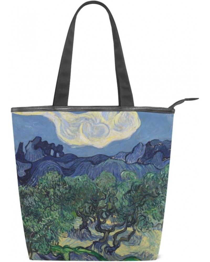 Vintage Forest Art The Tote Bag for Women Big Capacity Women's Shoulder Handbags Canvas Shopping Dating Bag $10.12 Totes