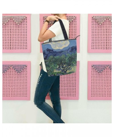 Vintage Forest Art The Tote Bag for Women Big Capacity Women's Shoulder Handbags Canvas Shopping Dating Bag $10.12 Totes