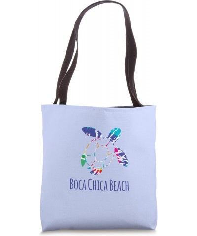 Boca Chica Beach Texas Tie Dye Batik Colorful BOHO Turtle Tote Bag $13.91 Totes