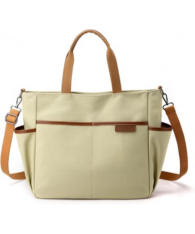 Crossbody Bag for Women/Girls Canvas Handbag Tote Bag Casual Top Handle Bag Shoulder Bag Satchel Bag Messenger Bag Khaki $20....