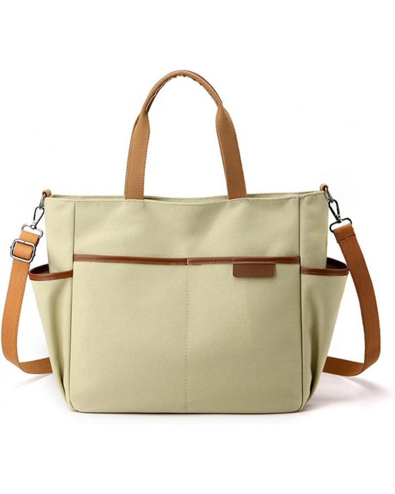 Crossbody Bag for Women/Girls Canvas Handbag Tote Bag Casual Top Handle Bag Shoulder Bag Satchel Bag Messenger Bag Khaki $20....