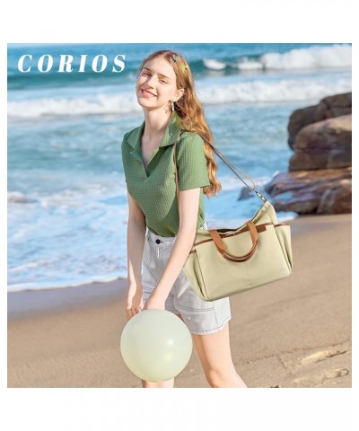 Crossbody Bag for Women/Girls Canvas Handbag Tote Bag Casual Top Handle Bag Shoulder Bag Satchel Bag Messenger Bag Khaki $20....