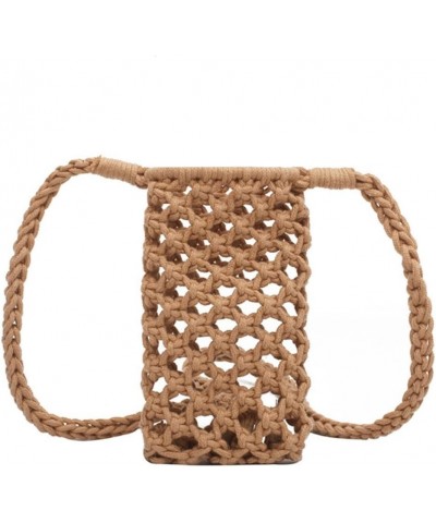 Women Small Crossbody Phone Bag Hollow-Out Woven Crochet Lightweight Braided Shoulder Handbag (Color : E, Size : 1) E $82.43 ...