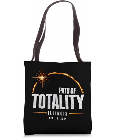 2024 Total Eclipse - Path of Totality Illinois 2024 Tote Bag $13.74 Totes