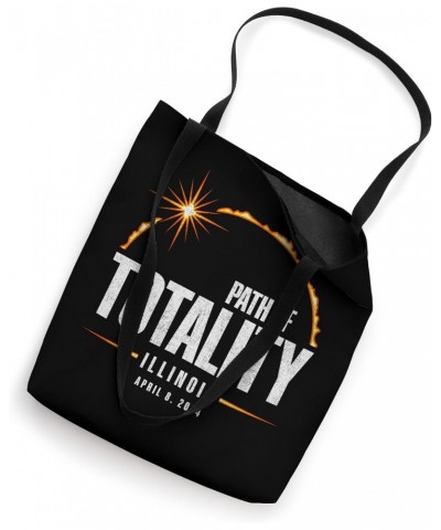 2024 Total Eclipse - Path of Totality Illinois 2024 Tote Bag $13.74 Totes