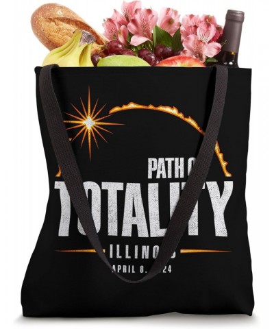 2024 Total Eclipse - Path of Totality Illinois 2024 Tote Bag $13.74 Totes