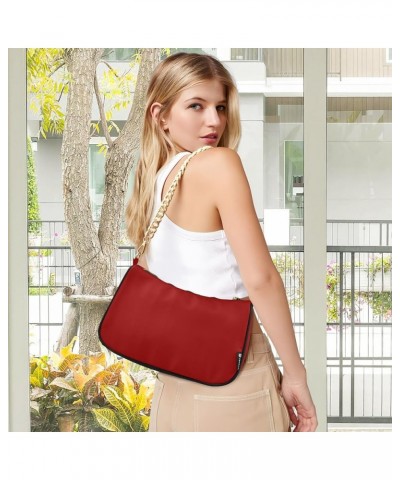 Tropical Orange Shoulder Tote Purse: Hobo, Tote, Shoulder & Clutch Styles, Small Shoulder Purse Dark Red $15.00 Shoulder Bags