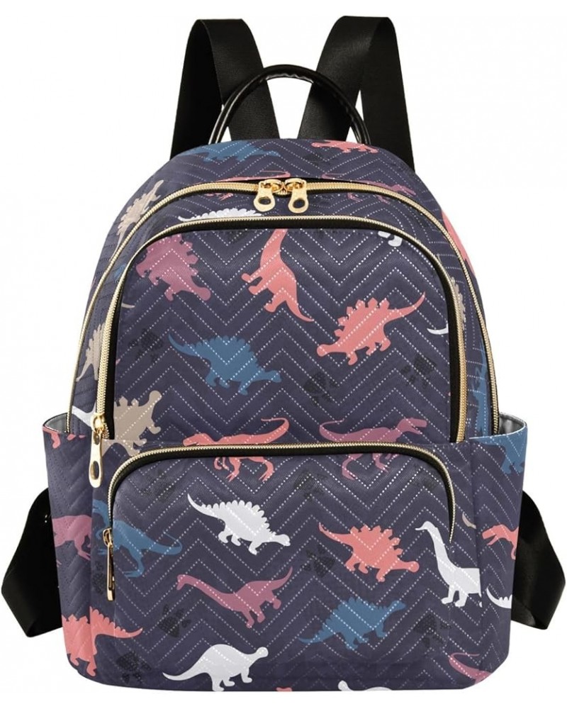 Travel Backpack Purse for Women Fashion Anti-theft Work Casual Vintage Dinosaur Daypack Shoulder Bag Medium Size Medium $17.3...