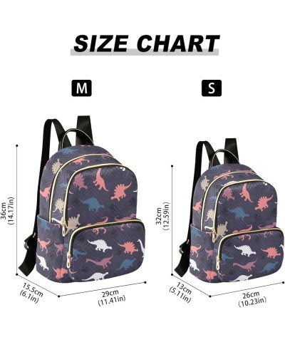 Travel Backpack Purse for Women Fashion Anti-theft Work Casual Vintage Dinosaur Daypack Shoulder Bag Medium Size Medium $17.3...