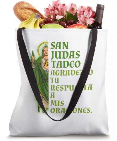 San Judas Tadeo Gracias Por Escucharme Tote Bag $15.09 Totes