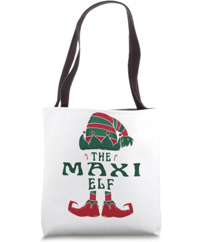 The Maxi Elf Pajama for Funny Christmas Holiday Party Tote Bag $16.01 Totes