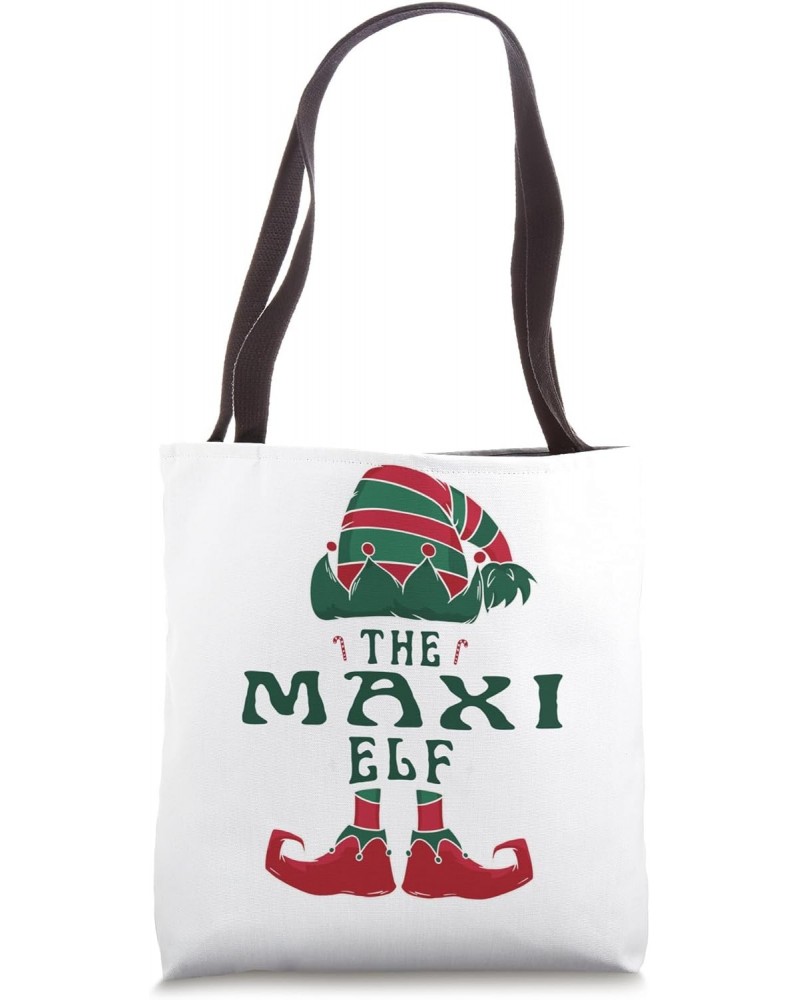 The Maxi Elf Pajama for Funny Christmas Holiday Party Tote Bag $16.01 Totes