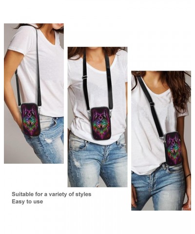 Anti-Theft Cell Phone Crossbody Bag With Removable Shoulder Strap Money Bag Pattern 539 $9.03 Crossbody Bags